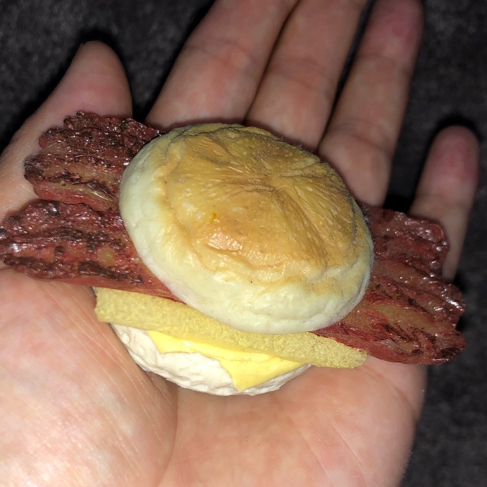1997 Acme Magnet Fake food Breakfast Sandwich